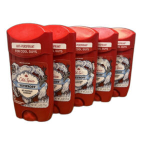 5 Old Spice Yetifrost Wild Collection 2.6 Oz Antiperspirant Deodorant Men READ